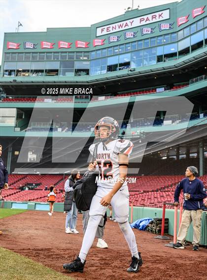 Thumbnail 1 in Newton North vs. Brookline (High School Football at Fenway) photogallery.