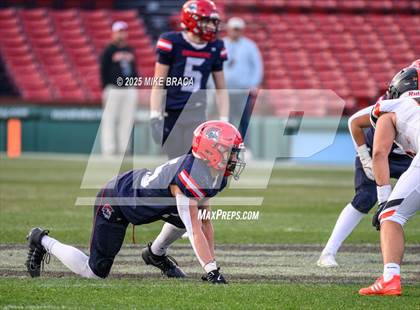 Thumbnail 2 in Newton North vs. Brookline (High School Football at Fenway) photogallery.