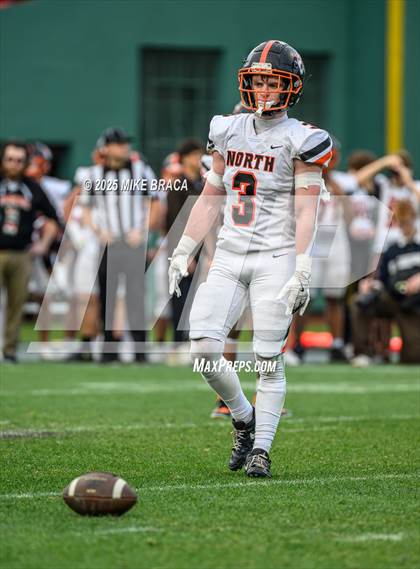 Thumbnail 2 in Newton North vs. Brookline (High School Football at Fenway) photogallery.