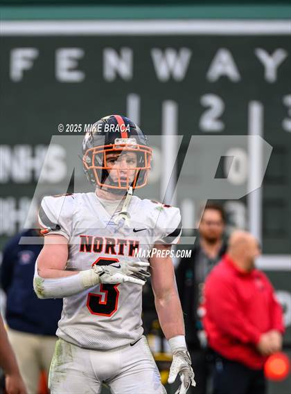 Thumbnail 2 in Newton North vs. Brookline (High School Football at Fenway) photogallery.