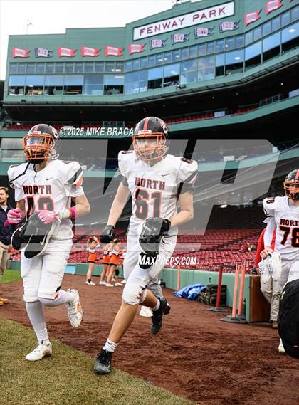 Thumbnail 2 in Newton North vs. Brookline (High School Football at Fenway) photogallery.