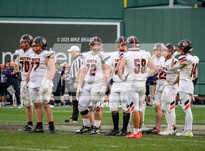 Thumbnail 2 in Newton North vs. Brookline (High School Football at Fenway) photogallery.