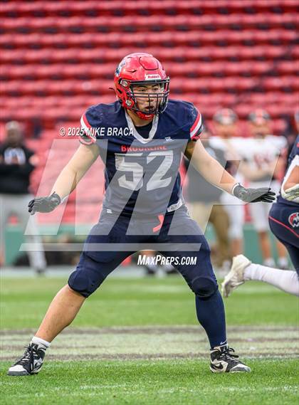 Thumbnail 2 in Newton North vs. Brookline (High School Football at Fenway) photogallery.