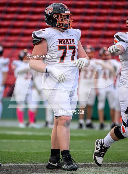 Thumbnail 3 in Newton North vs. Brookline (High School Football at Fenway) photogallery.