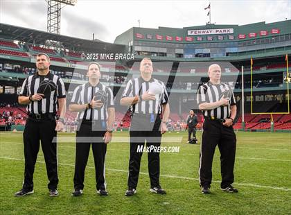 Thumbnail 1 in Newton North vs. Brookline (High School Football at Fenway) photogallery.