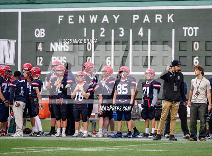 Thumbnail 1 in Newton North vs. Brookline (High School Football at Fenway) photogallery.