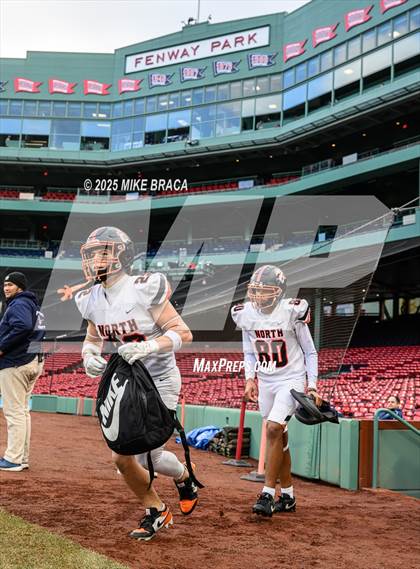Thumbnail 3 in Newton North vs. Brookline (High School Football at Fenway) photogallery.