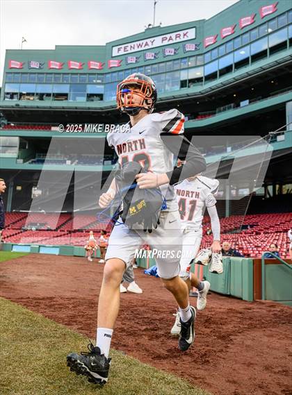 Thumbnail 1 in Newton North vs. Brookline (High School Football at Fenway) photogallery.