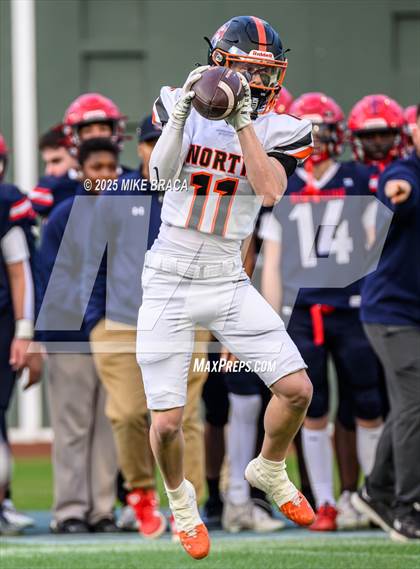 Thumbnail 3 in Newton North vs. Brookline (High School Football at Fenway) photogallery.