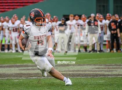 Thumbnail 2 in Newton North vs. Brookline (High School Football at Fenway) photogallery.