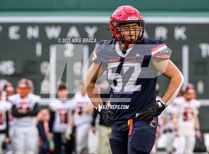 Thumbnail 1 in Newton North vs. Brookline (High School Football at Fenway) photogallery.