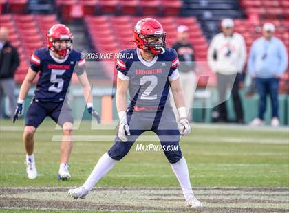 Thumbnail 1 in Newton North vs. Brookline (High School Football at Fenway) photogallery.