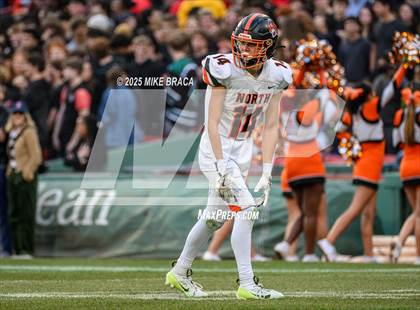 Thumbnail 3 in Newton North vs. Brookline (High School Football at Fenway) photogallery.