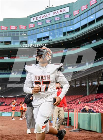 Thumbnail 3 in Newton North vs. Brookline (High School Football at Fenway) photogallery.