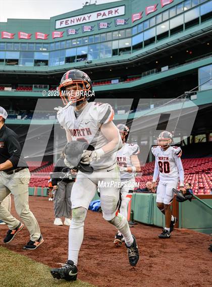 Thumbnail 2 in Newton North vs. Brookline (High School Football at Fenway) photogallery.