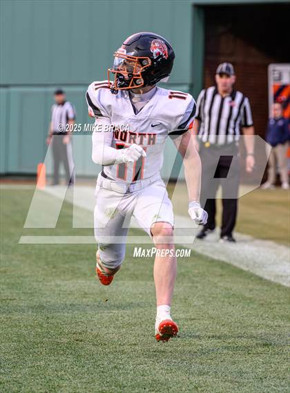 Thumbnail 3 in Newton North vs. Brookline (High School Football at Fenway) photogallery.