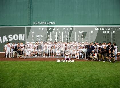 Thumbnail 1 in Newton North vs. Brookline (High School Football at Fenway) photogallery.