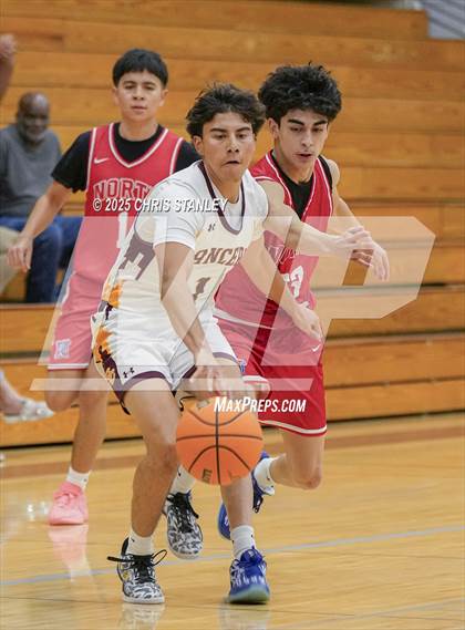Thumbnail 2 in Salpointe Catholic vs North (PXU Coyote Classic) photogallery.