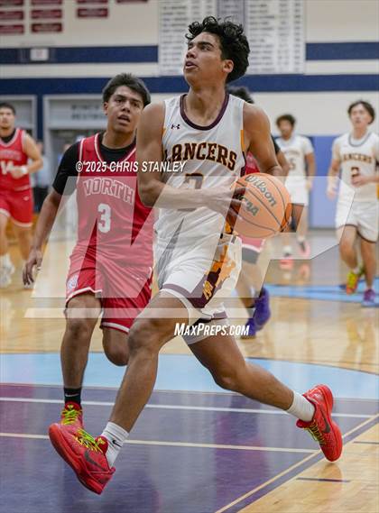 Thumbnail 2 in Salpointe Catholic vs North (PXU Coyote Classic) photogallery.