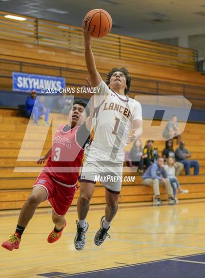 Thumbnail 2 in Salpointe Catholic vs North (PXU Coyote Classic) photogallery.