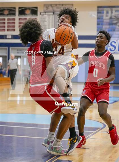 Thumbnail 2 in Salpointe Catholic vs North (PXU Coyote Classic) photogallery.