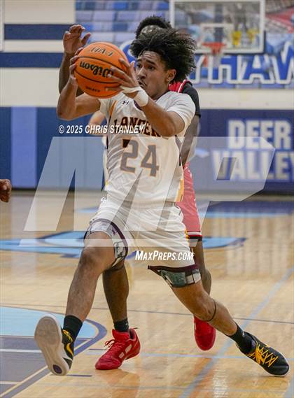 Thumbnail 3 in Salpointe Catholic vs North (PXU Coyote Classic) photogallery.