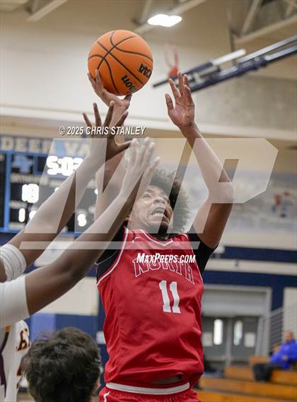 Thumbnail 1 in Salpointe Catholic vs North (PXU Coyote Classic) photogallery.