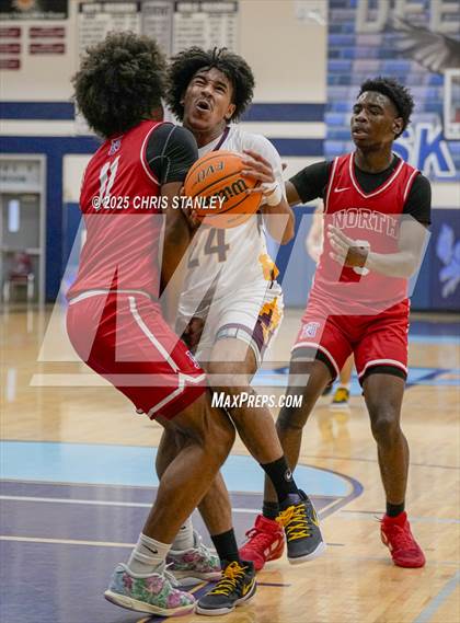 Thumbnail 1 in Salpointe Catholic vs North (PXU Coyote Classic) photogallery.