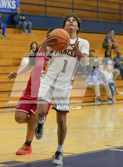 Thumbnail 1 in Salpointe Catholic vs North (PXU Coyote Classic) photogallery.