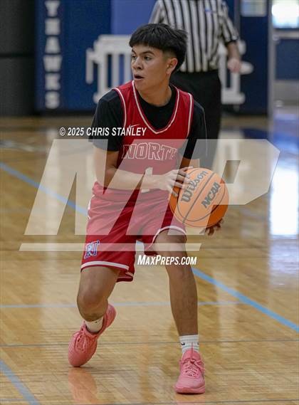 Thumbnail 3 in Salpointe Catholic vs North (PXU Coyote Classic) photogallery.