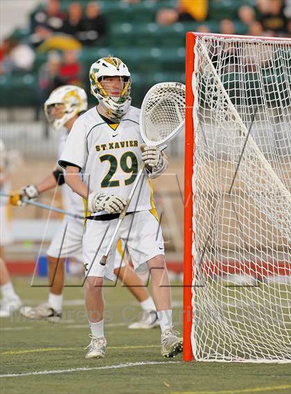 Thumbnail 1 in South Oldham @ St. Xavier (KYLAX Quarterfinal) photogallery.