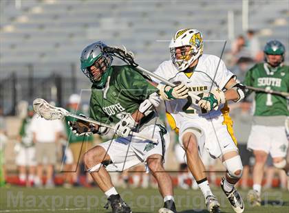 Thumbnail 1 in South Oldham @ St. Xavier (KYLAX Quarterfinal) photogallery.