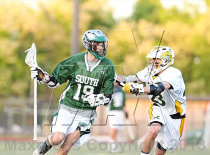 Thumbnail 3 in South Oldham @ St. Xavier (KYLAX Quarterfinal) photogallery.