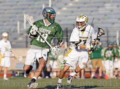 Thumbnail 3 in South Oldham @ St. Xavier (KYLAX Quarterfinal) photogallery.