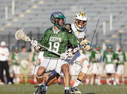Thumbnail 3 in South Oldham @ St. Xavier (KYLAX Quarterfinal) photogallery.