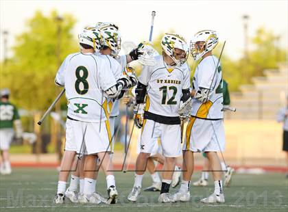 Thumbnail 1 in South Oldham @ St. Xavier (KYLAX Quarterfinal) photogallery.