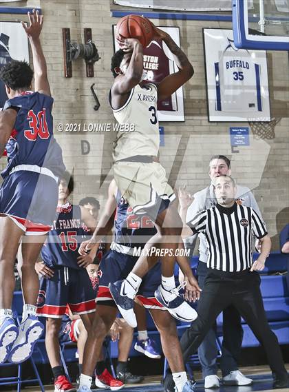 Thumbnail 3 in St. Francis Prep vs Xaverian (CHSAA Spring Tournament) photogallery.
