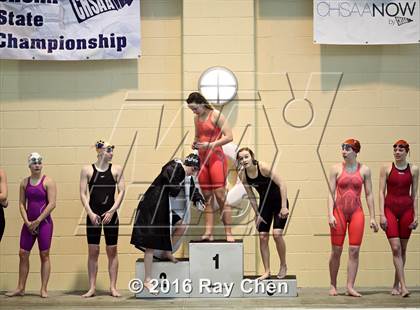 Thumbnail 3 in CHSAA 4A Swimming and Diving Championships (Podium Awards) photogallery.