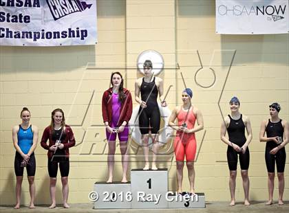 Thumbnail 1 in CHSAA 4A Swimming and Diving Championships (Podium Awards) photogallery.
