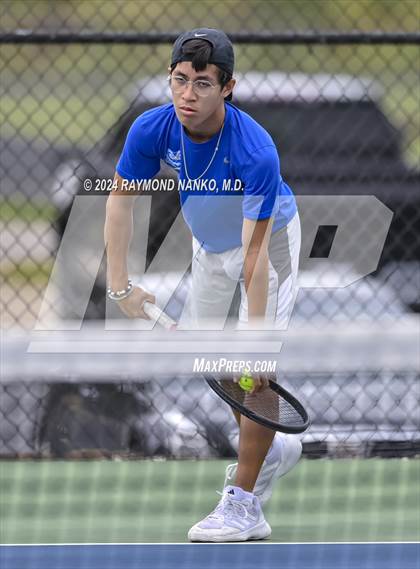 Thumbnail 2 in Muncie Burris vs Norwell (Delta Invitational)  photogallery.