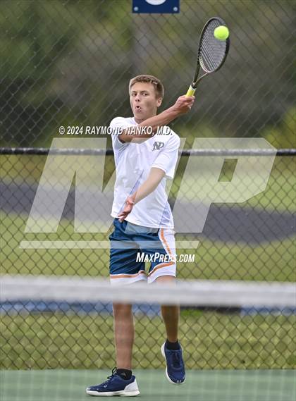 Thumbnail 1 in Muncie Burris vs Norwell (Delta Invitational)  photogallery.
