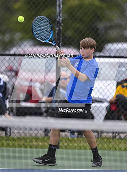 Thumbnail 2 in Muncie Burris vs Norwell (Delta Invitational)  photogallery.