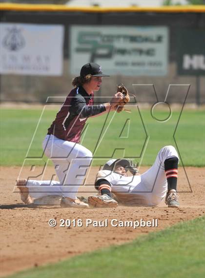 Thumbnail 1 in Corona del Sol vs. Hamilton (Horizon Baseball Tournament) photogallery.