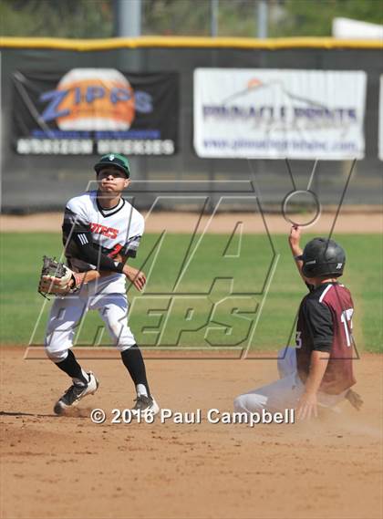 Thumbnail 1 in Corona del Sol vs. Hamilton (Horizon Baseball Tournament) photogallery.