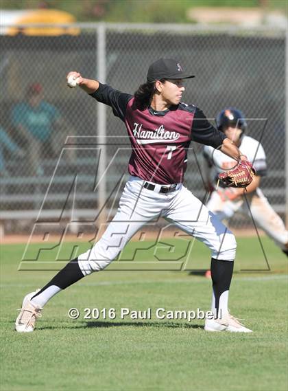 Thumbnail 3 in Corona del Sol vs. Hamilton (Horizon Baseball Tournament) photogallery.