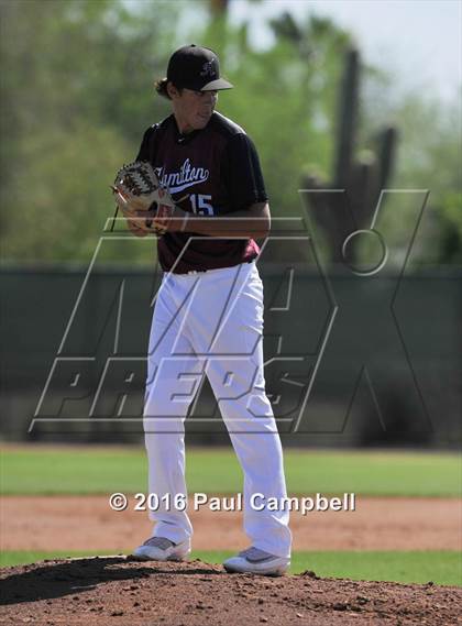 Thumbnail 1 in Corona del Sol vs. Hamilton (Horizon Baseball Tournament) photogallery.