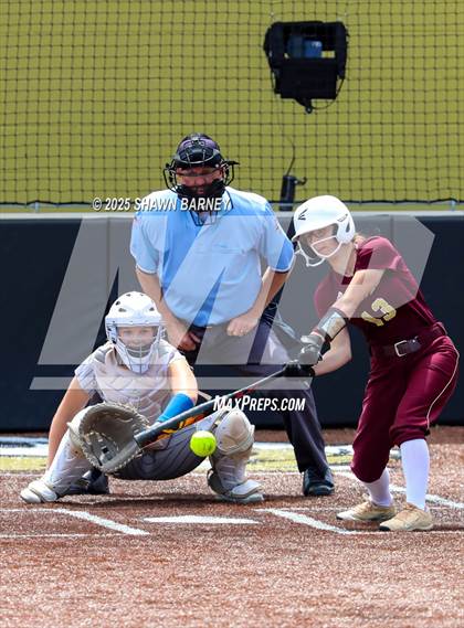 Thumbnail 3 in Crawfordsville vs. Brebeuf Jesuit Preparatory IHSAA Class 3A Softball S25 Sectional First Round photogallery.