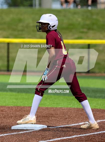 Thumbnail 1 in Crawfordsville vs. Brebeuf Jesuit Preparatory IHSAA Class 3A Softball S25 Sectional First Round photogallery.