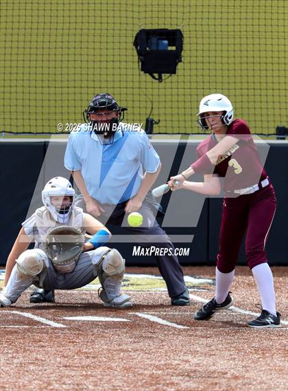 Thumbnail 1 in Crawfordsville vs. Brebeuf Jesuit Preparatory IHSAA Class 3A Softball S25 Sectional First Round photogallery.