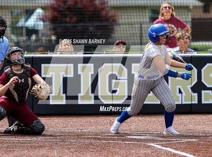 Thumbnail 2 in Crawfordsville vs. Brebeuf Jesuit Preparatory IHSAA Class 3A Softball S25 Sectional First Round photogallery.